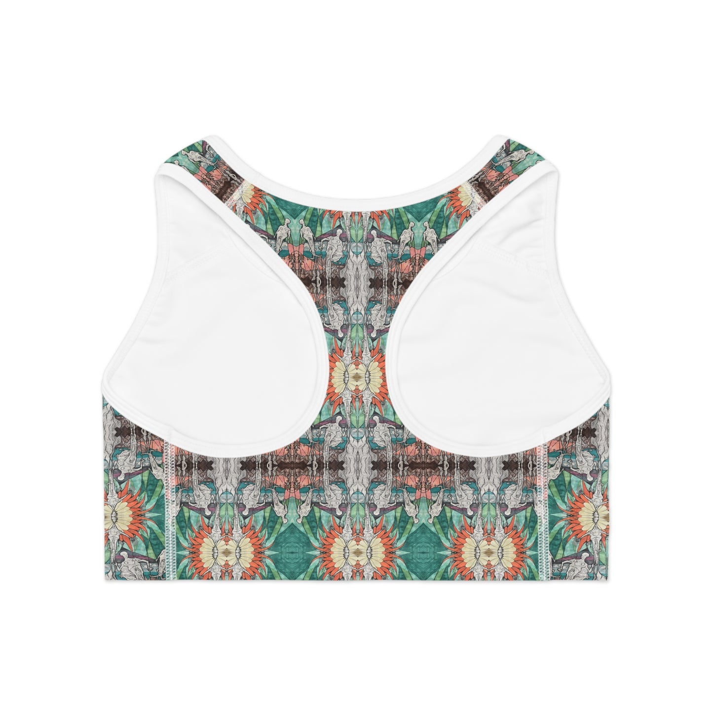 "Flowery People" Sports Bra