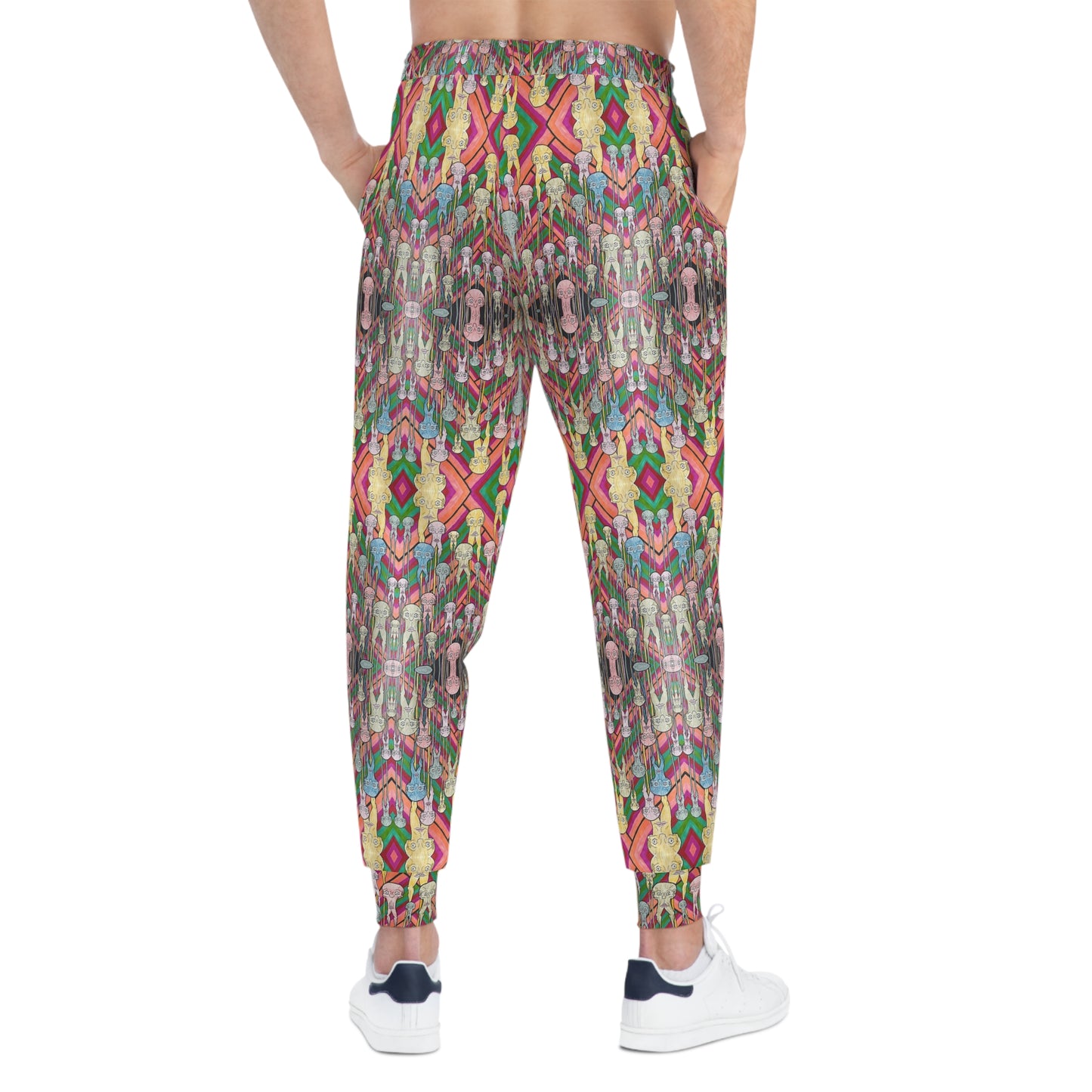 "Too Many Faces" Athletic Joggers