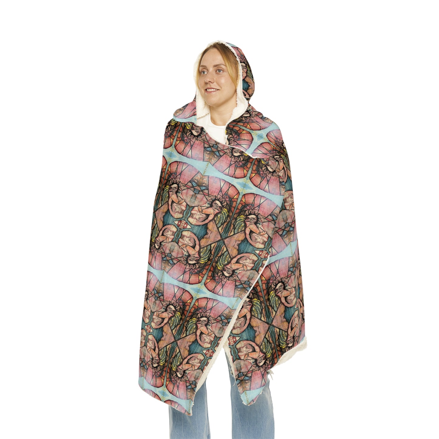 "Cottonwood" Super Comfy Hooded Blanket