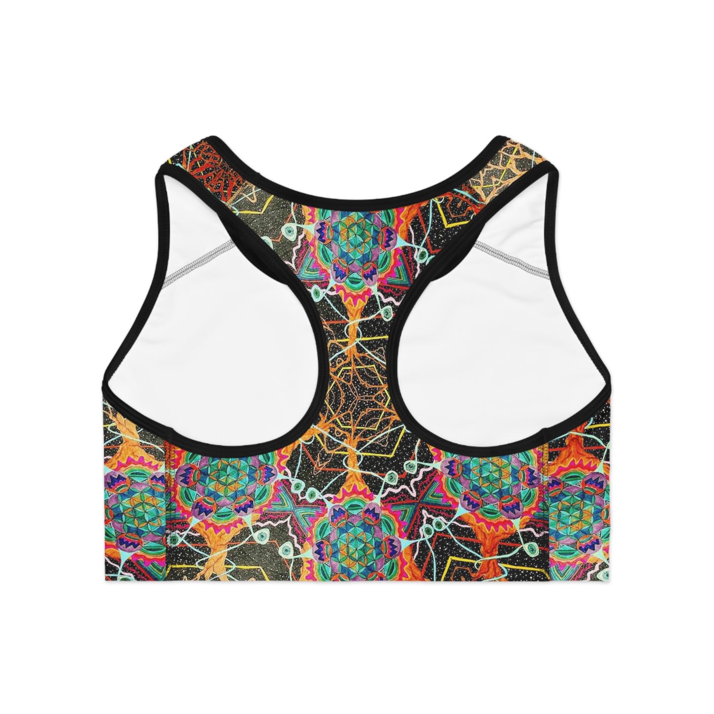 "Triangle Dangle" Sports Bra