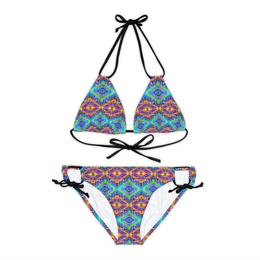 "Diamondback Nonsense" Strappy Bikini