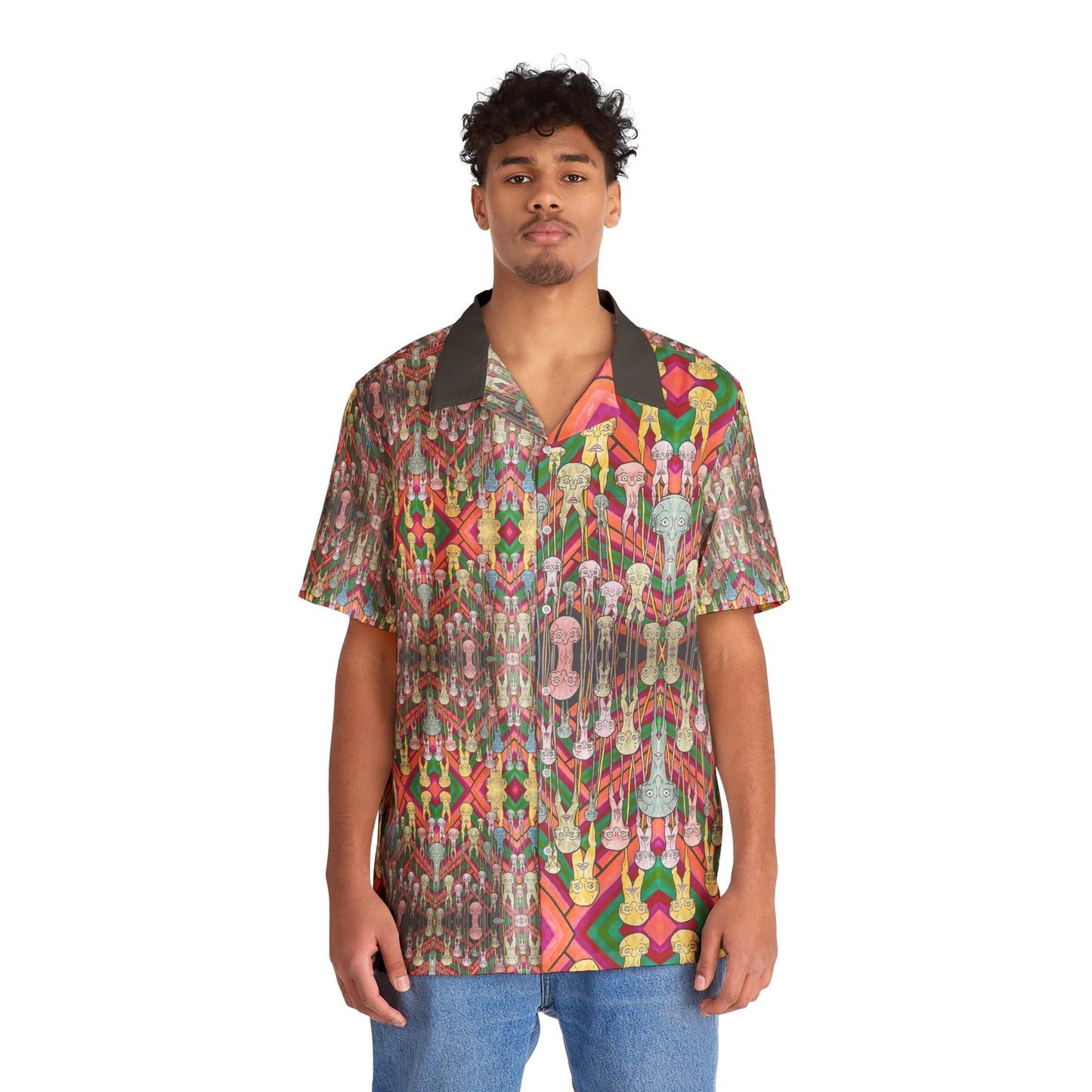 "Too Many Faces" Hawaiian Shirt