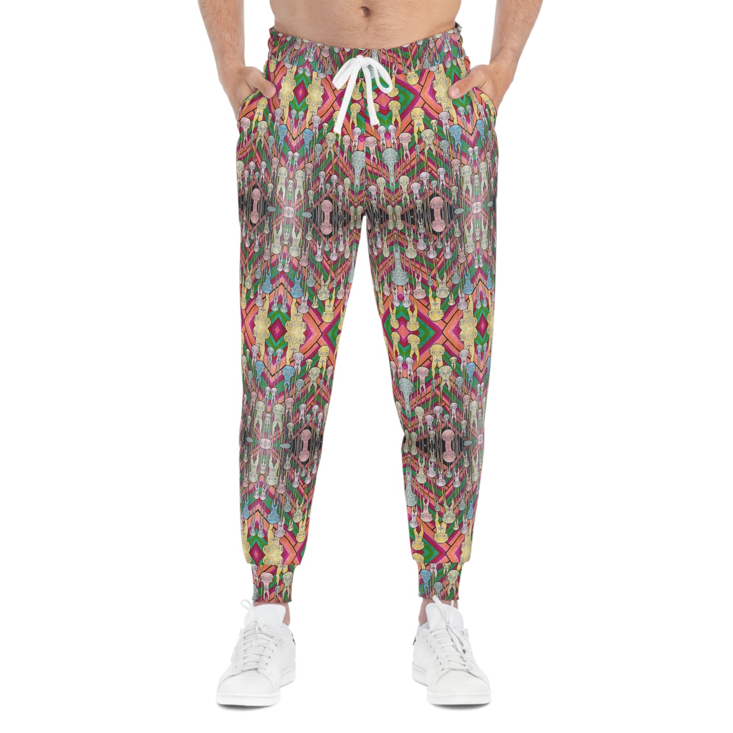 "Too Many Faces" Athletic Joggers