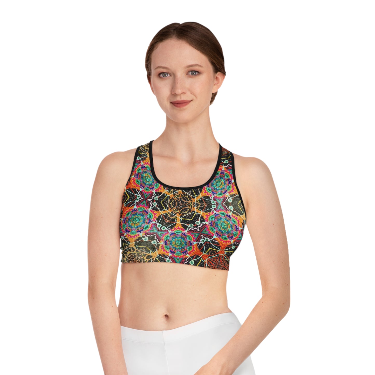 "Triangle Dangle" Sports Bra